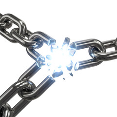 Fototapeta premium Breaking Free Chains