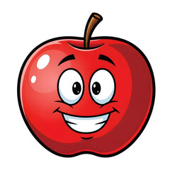Obraz premium Happy Cartoon Apple