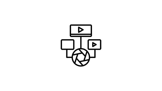 Video Monitoring - Animated Icon