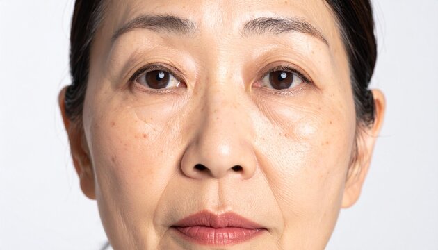 中年女性の顔