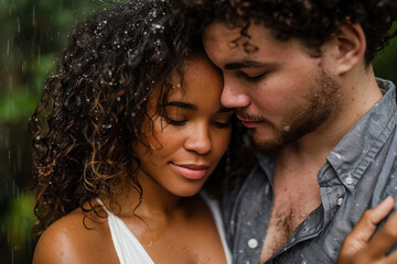 Fototapeta premium Love, tenderness in family, generative ai image