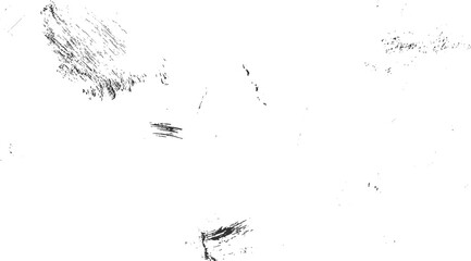 Black ink brush strokes on white background abstract texture vector 2