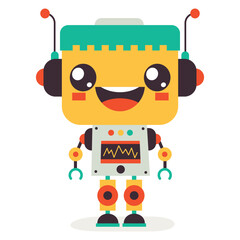 Cartoon Drawing Of A Robot