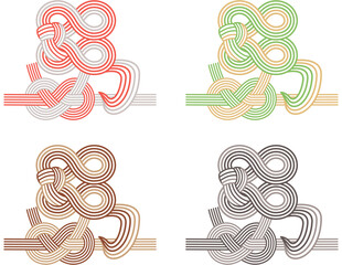 午年　馬をモチーフにした水引き