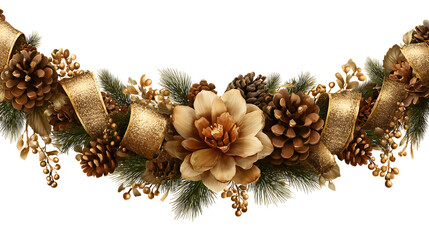 christmas decoration with cones