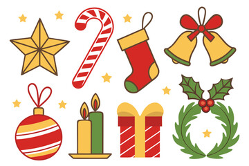 Christmas Season Clip Art – Decorations & Festive Elements
