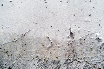 Old Rough Concrete Wall with Peeling Textured Surface