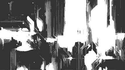 Obraz premium Abstract dark gray and white textured background with geometric shapes and lines vector