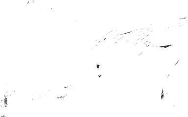 Black ink splatters and streaks on white background abstract texture vector