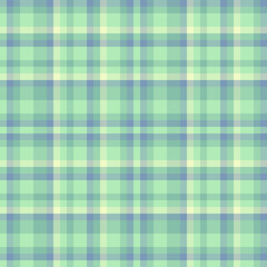 Gingham textile seamless check, periodic tartan fabric vector. Internet pattern background plaid texture in light and pastel colors.