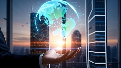 Dynamic global business expansion with digital transformation and modern technology - Powered by Adobe