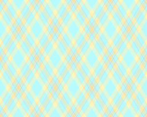 Pastel plaid pattern in soft blue and yellow tones.  Ideal for textile design, backgrounds, website design, and stationery.