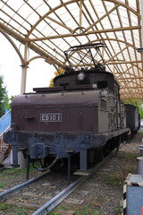 国鉄唯一のバッテリー機関車のEB10-1号機＠東京都府中市郷土の森公園保存機