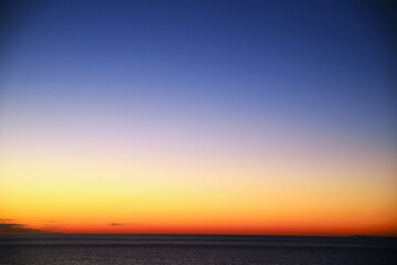 夕焼けが美しい日本海