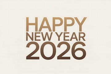 Fototapeta premium Celebrate the arrival of 2026 with fresh beginnings and exciting opportunities ahead, perfect for new year campaigns and festive promotions