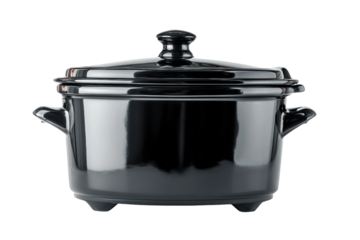 Smart Kitchen Slow Cooker with Remote Monitoring isolated on transparent background