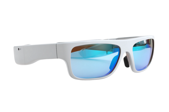 Smart Wearable Sunglasses with AR Features isolated on transparent background - Powered by Adobe
