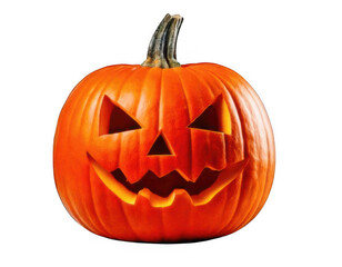 Fototapeta premium Halloween pumpkin isolated on transparent background