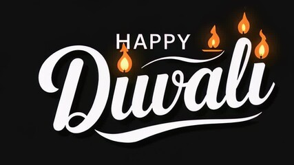 Celebrate Diwali with this dynamically animated greeting perfect for holiday promotions