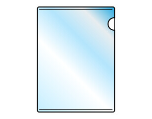 オフィス用品　ファイルのアイコン素材