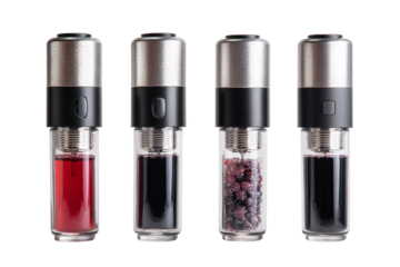 Smart Wine Aerator with Adjustable Flow and Aeration Speed isolated on transparent background