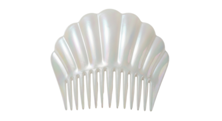 Mother of Pearl Shell Hair Comb Vintage Inspired Style for Elegant Women Bridal Accessory Special Occasion Iridescent