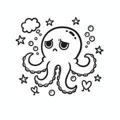 A cartoon hourglass character with antlers and a smiling face, surrounded by lightning bolts and spilling sand.