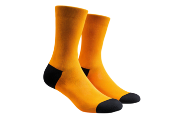 Compression Sport Socks for Enhanced Circulation Isolated on Transparent Background