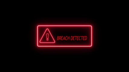 Global network security alert firewall breach detected high threat level active connection scanning Global Network Security Alert with Firewall Breach and High Threat Level Warning.