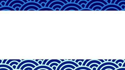 年賀状, 和風, 和柄, 模様, シームレス, ベクター, 波, イラスト, デザイン - Powered by Adobe