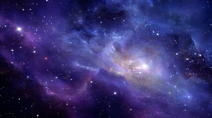 Obraz premium Cosmic Nebula Vistas: Stellar Clouds and Celestial Sparkle Art