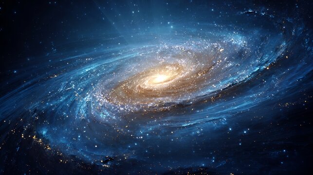 Cosmic Spiral: Stellar Core of the Milky Way Galaxy