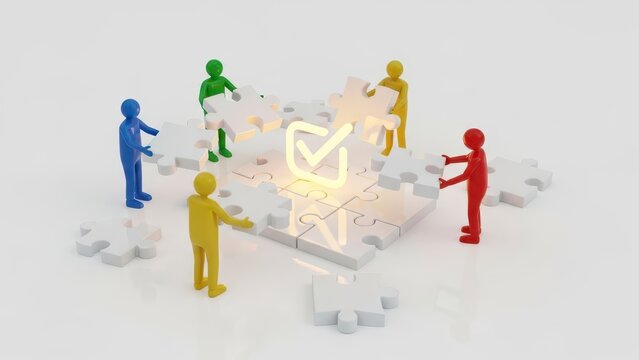 Teamwork and Excellence A Group of People Holding Up a Golden Star, Achieving Success