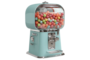 Wi-Fi enabled pet treat dispenser isolated on transparent background