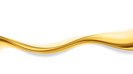 Abstract golden liquid wave background texture design element