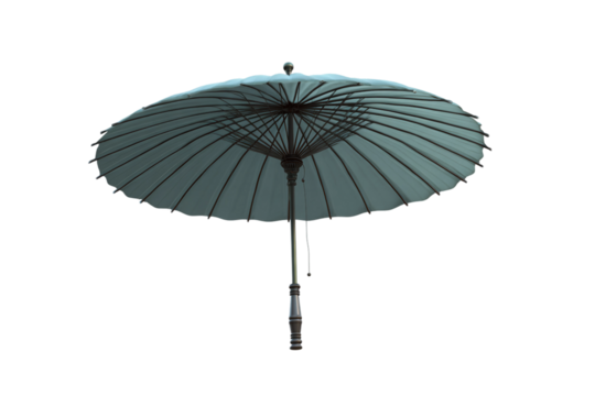 UV protection umbrella for sunny days isolated on transparent background