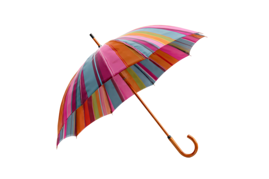 Large canopy umbrella for maximum coverage isolated on transparent background