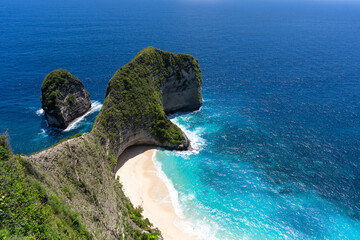 Aerial view of nusa penida, penida island, bali. High quality photo
