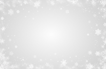 Transparent Winter Overlay with Snowflakes, Ice Elements, Frost Effect and Christmas Celebration