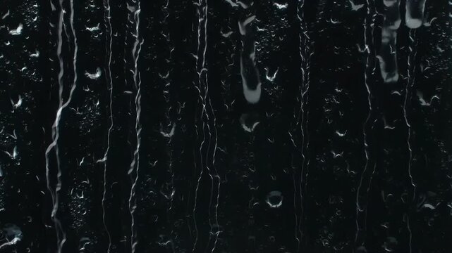 Black Background Rainstorm Effect