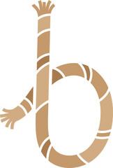 Rope Concept Letter B Logo