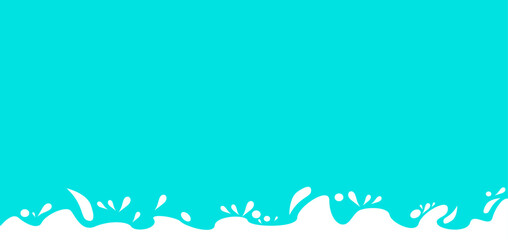 Illustration of a white milk liquid splash. Abstract wavy background. Illustration of liquid products such as cheese, syrup, and paint