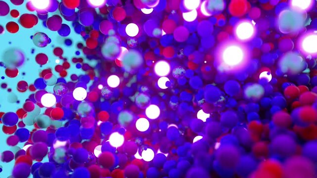 Neon Particle Burst &ndash; Vibrant Abstract Motion Background