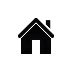 home icon on a white background