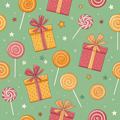 christmas seamless pattern