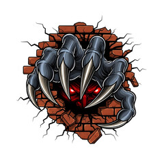 devil's hand illustration