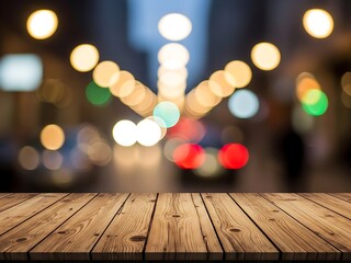 ​A high-quality texture backdrop for food photography, featuring an out-of-focus disco or restaurant ambiance