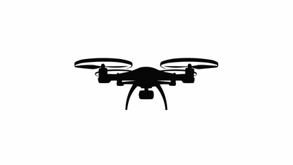 A drone black and white
