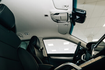 Front passenger seats of the new car