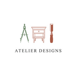 Atelier Designs Furniture Carpenter Logo